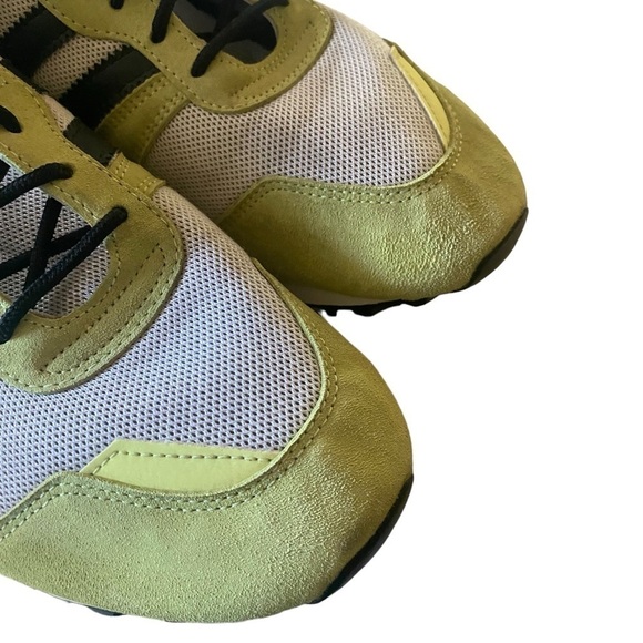 ADIDAS ZX 700 Low Profile Fluorescent Green Black White Sneaker Mens Size 12 ECU - Picture 11 of 12